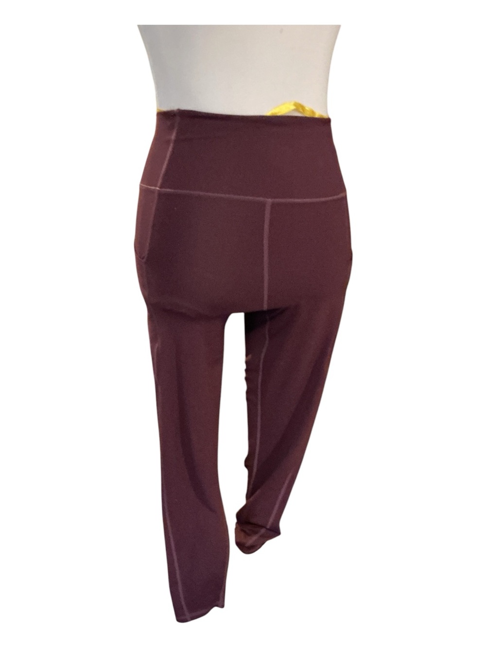 Fabletics High-Waist Burgundy Active Leggings